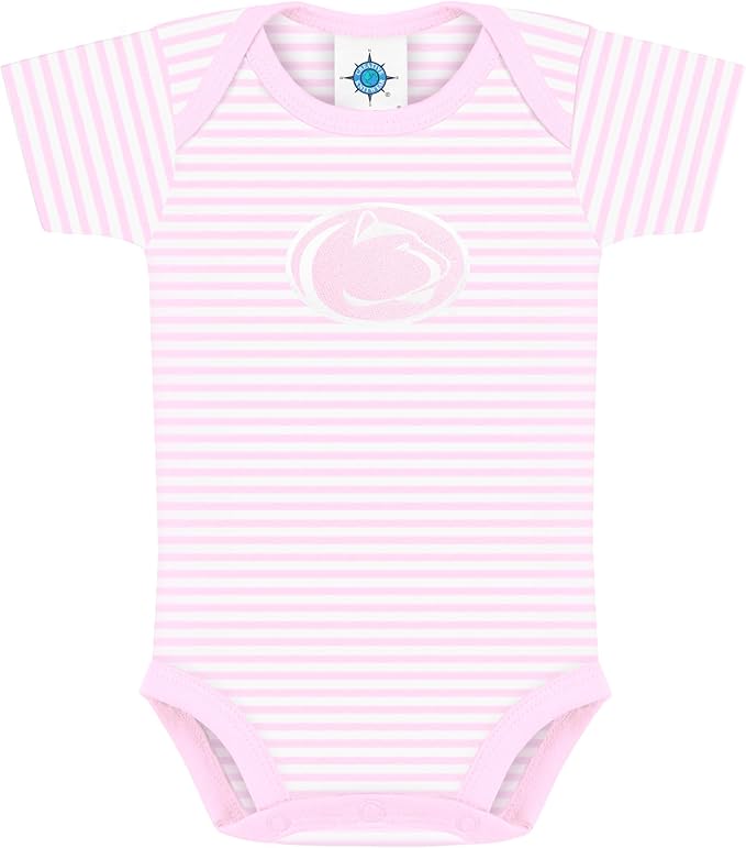 Creative Knitwear College Baby NCAA Infant Striped Bodysuit