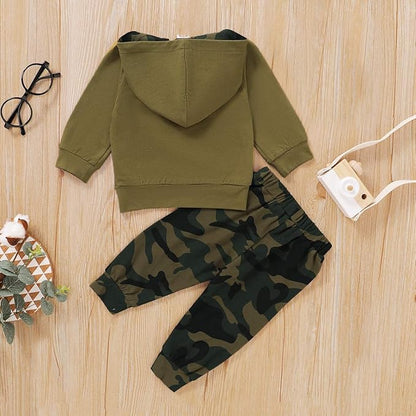 Toddler Baby Boy Clothes Infant Newborn Boy Outfit Long Sleeve Hoodie Sweatshirt Pants Fall Winter Clothes Set