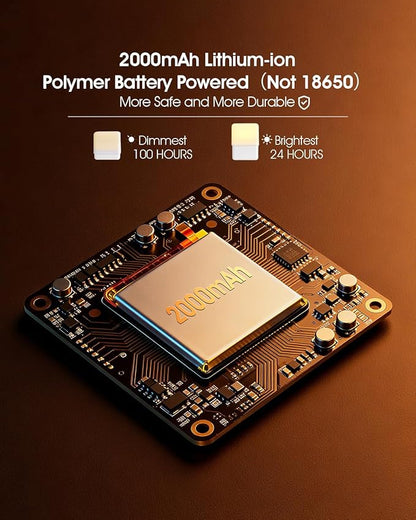 JJ&RY Cool Lift Touch Lamps for Nightstand, Cordless Warm Night Light for Baby Nursery/Sleep Aid, Dimmable/2600K Amber/2000mAh Rechargeable, Small Bedside Nightlight for Kids and Adults' Bedroom