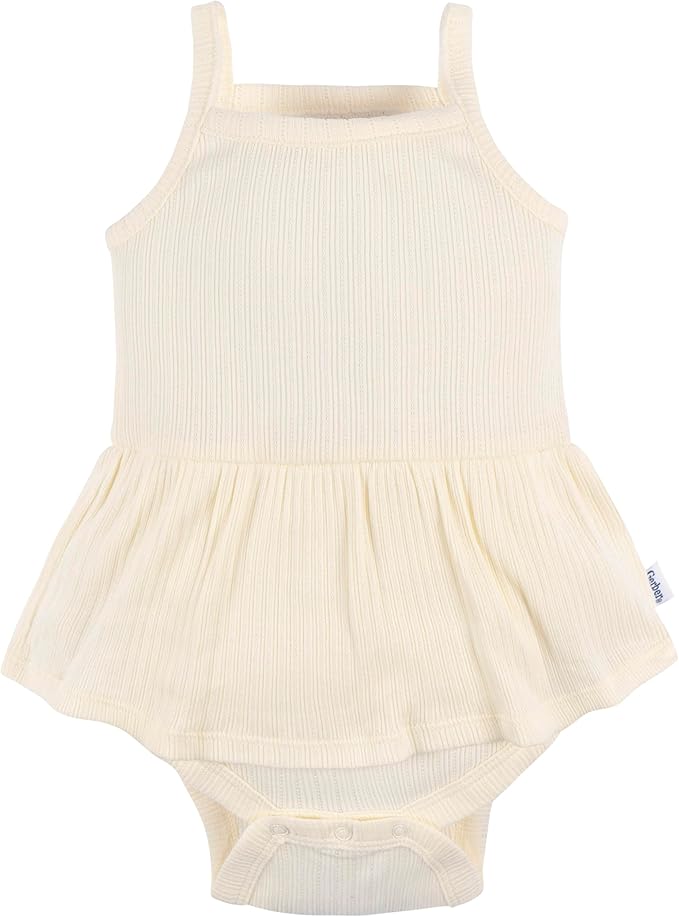 Gerber Baby Girls Multi-Pack Sleeveless Onesies Bodysuit