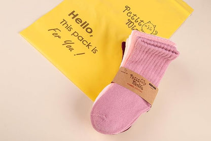 Bella Baby & Toddler Seamless-Toe Turkish Cotton Crew Socks (6-Pack)