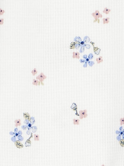 Simple Joys by Carter's baby-girls 2-way Zip Thermal Footed Sleep and Play, Pack of 2