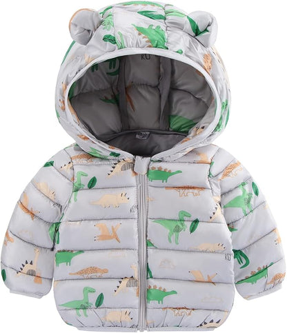 Newborn baby boy girl jacket winter clothes sweater outfit toddler puffer coat