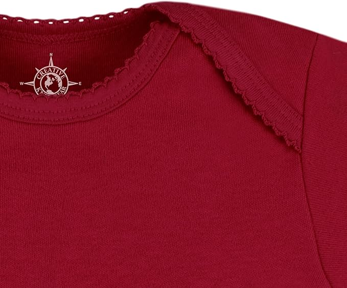 Creative Knitwear College Baby Picot Bodysuit Dress - Team Logo, Multiple Colors, for Baby Girls (0-24 Months)