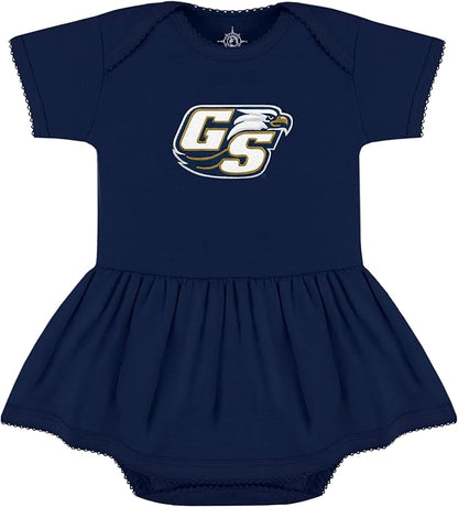 Creative Knitwear College Baby Picot Bodysuit Dress - Team Logo, Multiple Colors, for Baby Girls (0-24 Months)