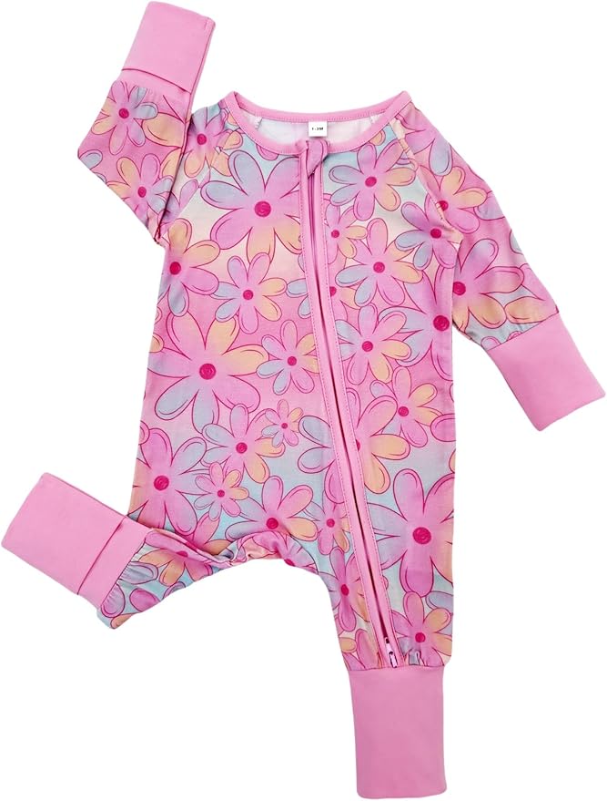 Bow Dream Baby Bamboo Rayon Romper Girl Footless Viscose Newborn Infant Footie Mitten Cuffs Toddler Boy Clothes