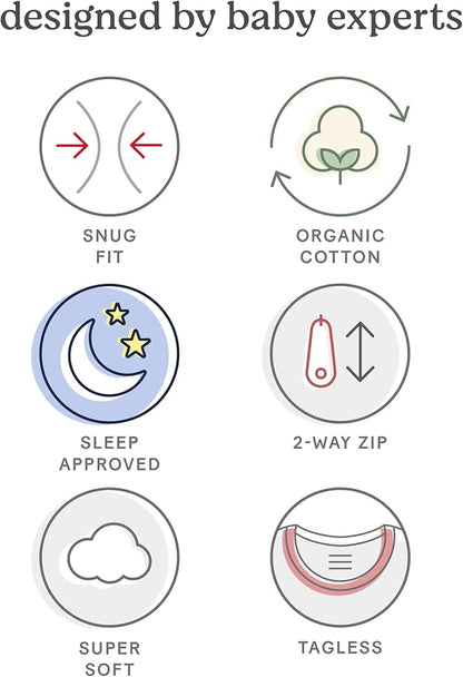 HUGGIES unisex-baby 3-pack Footed Coverall Pajamas