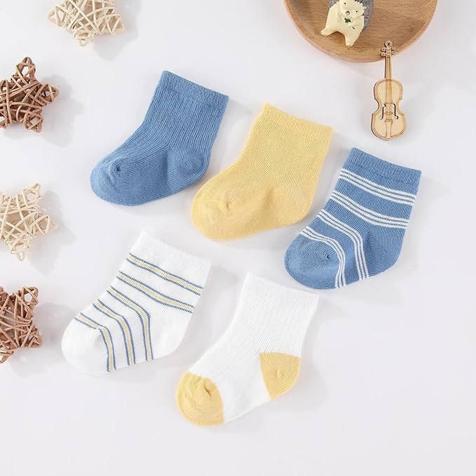 Baby Boy Girl Layette Set 18 Piece Infant Essentials Must Haves Clothes 0-9 Month Rompers+Bodysuits+Hats+Socks