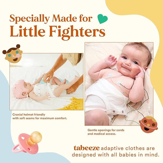 Bottom-Up Baby Bodysuit, Onesie with Top Snaps, As Seen on Shark Tank, 100% GOTS Organic Cotton, Boy/Girl Clothes