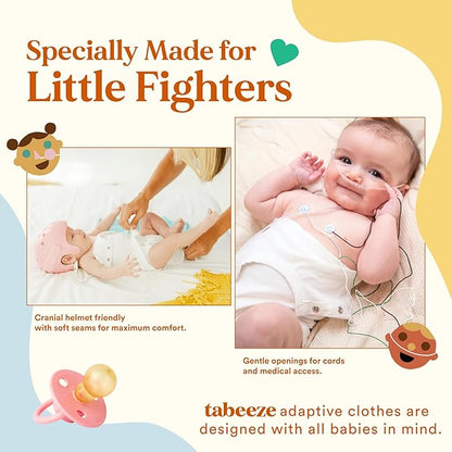 Bottom-Up Baby Bodysuit, Onesie with Top Snaps, As Seen on Shark Tank, 100% GOTS Organic Cotton, Boy/Girl Clothes