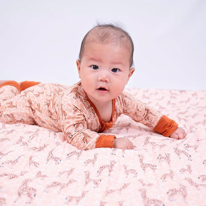 LollyBanks Baby Pajamas, 2-Way Zipper Infant Romper, 95% Viscose Made from Bamboo and 5% Spandex, Baby Sleepers