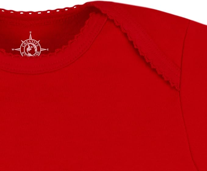 Creative Knitwear College Baby Picot Bodysuit Dress - Team Logo, Multiple Colors, for Baby Girls (0-24 Months)