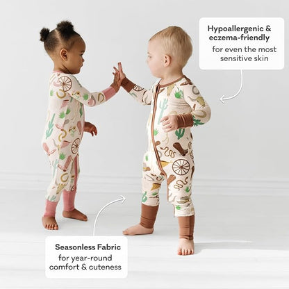 Little Sleepies Pajamas for Baby Boys & Girls, Viscose from Bamboo Baby Pajamas, Preemie & Newborn Sleepers, 2-Way Zipper PJs