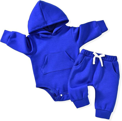 Aalizzwell Infant Baby Winter Hoodie Outfit