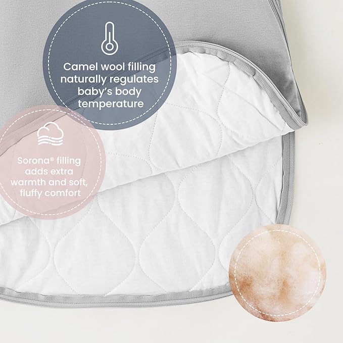 kaiya baby Unisex Sleeping Bag for Babies and Toddlers 2.5 Tog Sleep Sack, Long Sleeve Sleep Sack, Wearable Blanket Baby