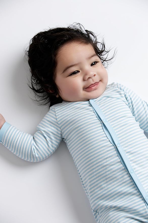 monica + andy On the Go Baby One Piece, 100% Organic Baby Clothes for Girls & Boys, Sizes For Preemie, Newborn, & Infant