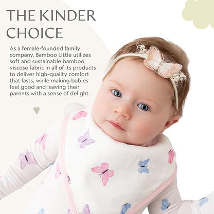 Bamboo Little Soft Baby Footie Pajamas, Baby Clothes, Newborn Sleepers, 95% Viscose and 5% Spandex, 0-24 Months