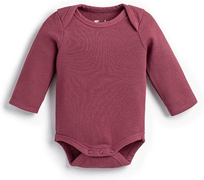 monica + andy Long Sleeve Jack & Jill Bodysuit, Organic Baby Clothes for Girls & Boys, For Preemie, Newborn & Infant