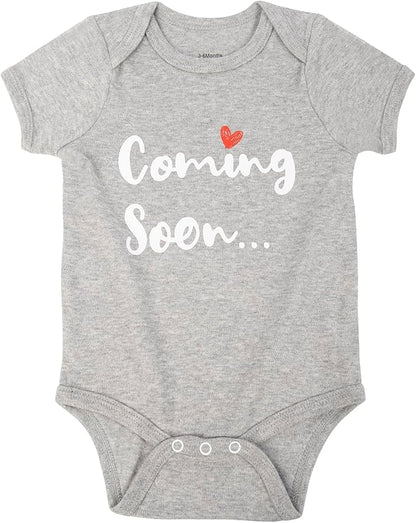 Cnins Newborn Baby Bodysuit - Pregnancy Announcement & Infant Loss Gift, Coming Soon & Rainbow Design Coming Home Outfit