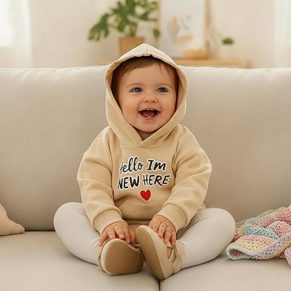 Thorn Tree Baby Boy Valentines Outfit Hooded Sweatshirt Bubble Romper Newborn Sweater Infant Onesie Hoodie