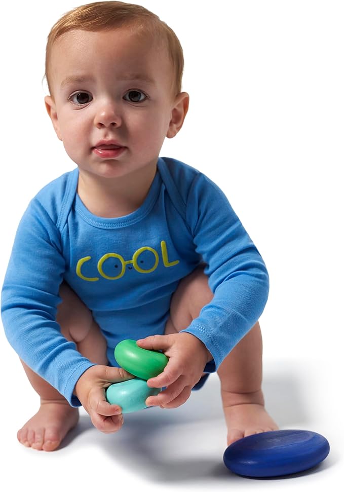 Onesies Brand, Unisex Baby, 6-Pack Long Sleeve Bodysuits