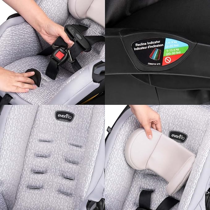 Evenflo LiteMax 30 Infant Car Seat (River Stone)