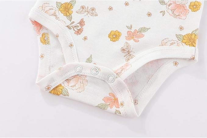 Unisex Baby Boy Girl Bodysuits Sets 20 Pack Cotton Casual New Born Clothes Comfort Infant Outfit Essentials