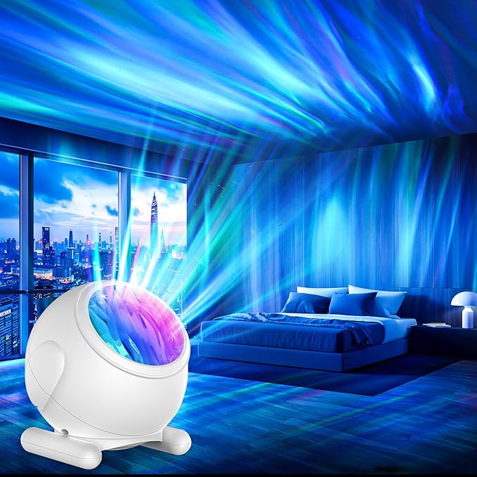 Northern Lights Projector, Aurora Projector with Timer and Remote, Room Decor, Gifts for Kids, Adults, Christmas, Birthday