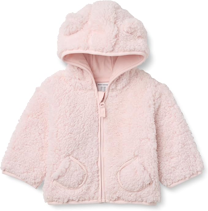 Amazon Essentials baby-boys Hooded Sherpa Jacket