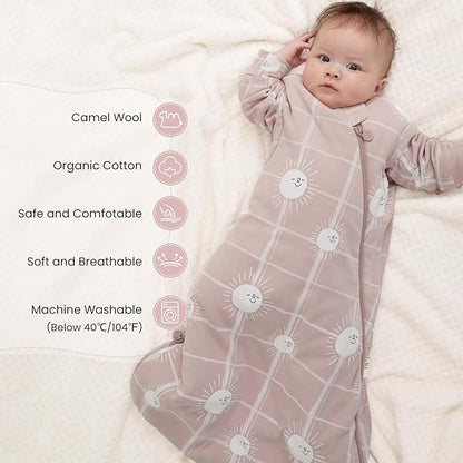 Unisex Sleeping Bag for Babies and Toddlers 1.0 Tog Sleep Sack 18-36 Months, Newborn Sleep Sack, Wearable Blanket Baby, Sleep Sack with Sleeves, Gifts for Baby