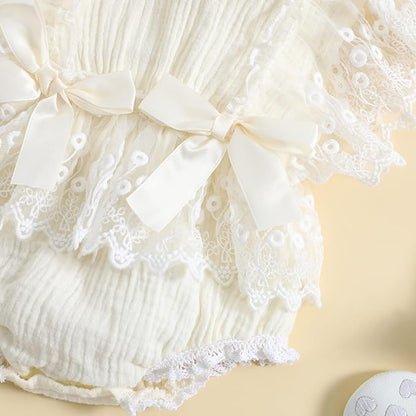 Baby Girl Clothes Floral Boho Lace Romper Bodysuit Romper Jumpsuit Summer Outfit Summer Baby Clothes Girls