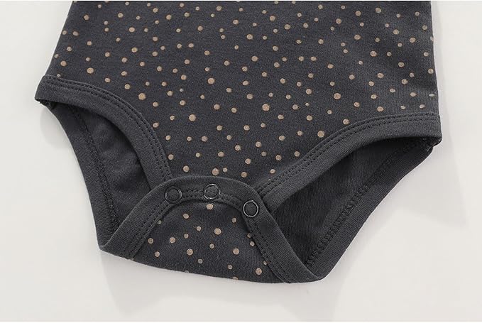 Fashion Unisex baby Boy Girl Bodysuits 5-Pack Casual Cotton Soft Infants Outfit New born Clothes