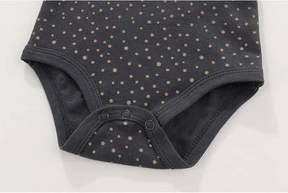 Fashion Unisex baby Boy Girl Bodysuits 5-Pack Casual Cotton Soft Infants Outfit New born Clothes