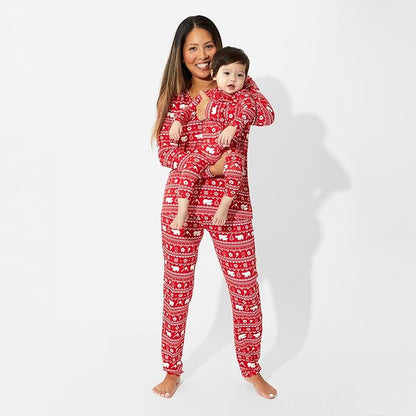 Bellabu Bear Convertible Footies for Baby Boys & Baby Girls, Family Matching Pajamas, Rayon from Bamboo