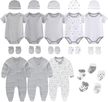 New Born Baby Clothes and Newborn Boy Girl Essentials Accessories Layette Set