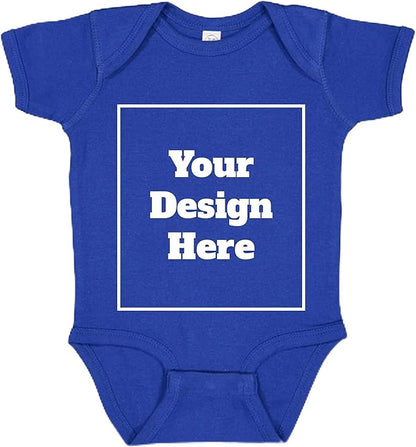 City Shirts Add Your Own Text and Design Custom Personalized Baby Rib Infant Bodysuit