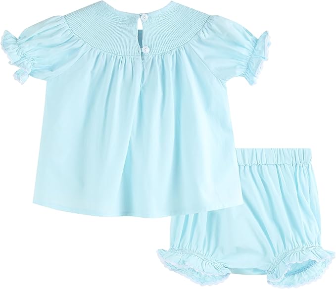 Lil cactus Baby Girls and Toddler Applique Top and Bloomer 2pc. Set