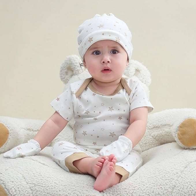 Baby Bodysuit and Pant Set 10-pcs Cotton Soft Newborn Boy Girl Clothes Outfits