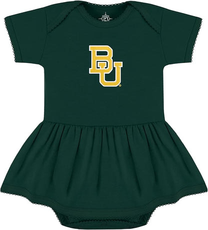 Creative Knitwear College Baby Picot Bodysuit Dress - Team Logo, Multiple Colors, for Baby Girls (0-24 Months)