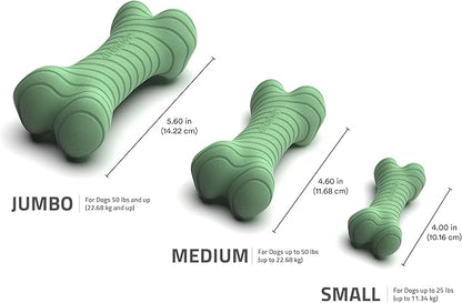 Playology Dog Toys | Dual Layer Bone Durable Chew Toy Bone for Dogs, Value 2-Pack | Small Butternut Squash Scented Toy - Limited Edition Fall Scent | Easy to Clean and Made from Non Toxic Materials