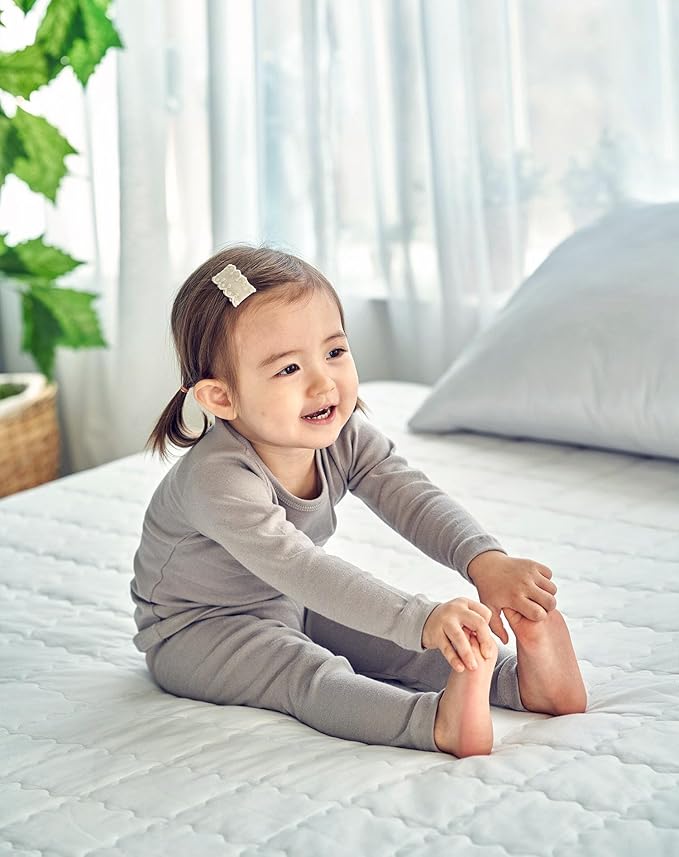 AVAUMA Baby Boys Girls Pajama Set Kids Toddler Snug fit Basic Cotton Sleepwear pjs for Daily