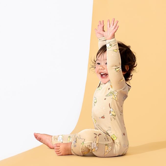 Bellabu Bear Convertible Footies for Baby Boys & Baby Girls, Family Matching Pajamas, Rayon from Bamboo