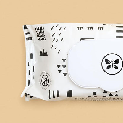 The Honest Company Clean Conscious Multi-Use Wipes Hypoallergenic Unscented for Sensitive Skin Over 99% Water Compostable Plant Based Baby Pattern Play 288 Count