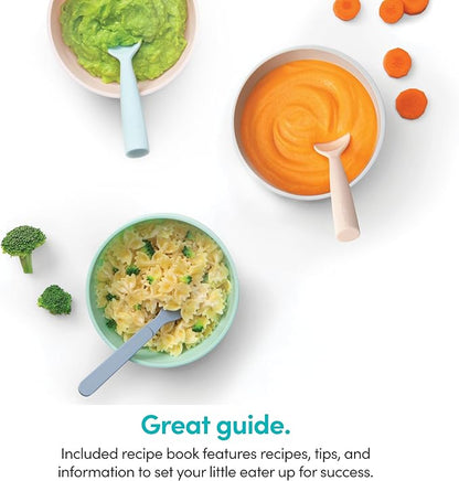 NutriBullet NBY-50100 Baby Complete Food-Making System, 32-Oz, White, Blue, Clear