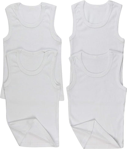 ToBeInStyle Boy's Pack of 4 Tank Tops