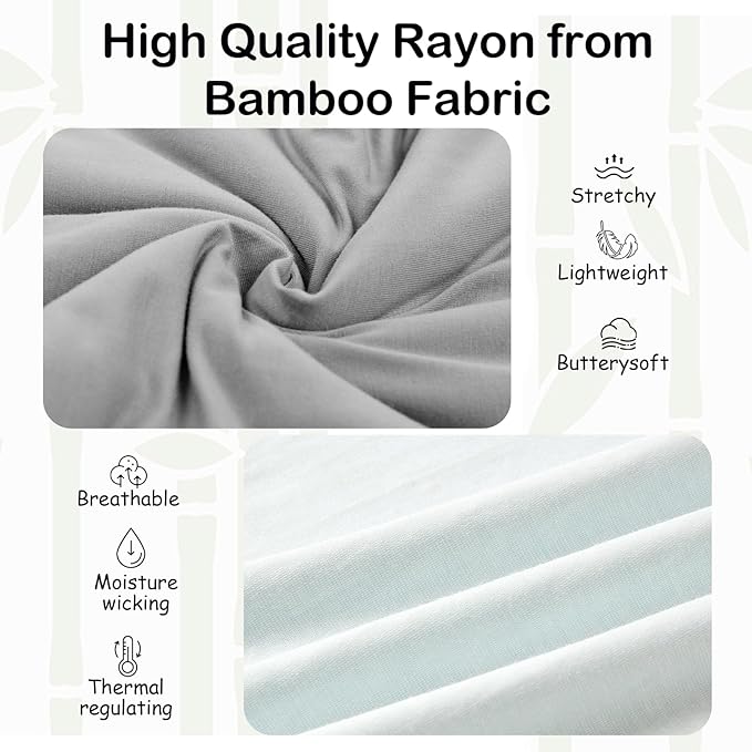 Supersoft Rayon Made from Bamboo Sleep Sack 18-24 Months 0.5 Tog Lightweight Toddler Sleep Sack 2t Baby Wearable Blanket with 2-Way Zipper Summer Unisex Sleeping Bag for Babies (2 Pack) Green & Gray