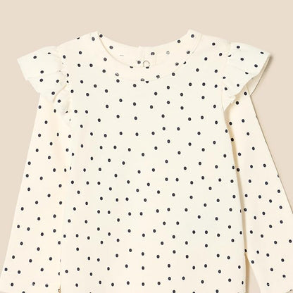 Amazon Essentials baby-girls Long-Sleeved Ruffle Bodysuits