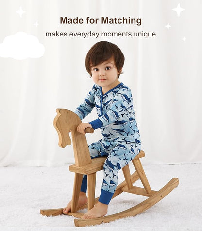 Baby Boys Girls Romper-Viscose Made from Bamboo, Long Sleeve Jumpsuits Soft Footless Rompers, Unisex