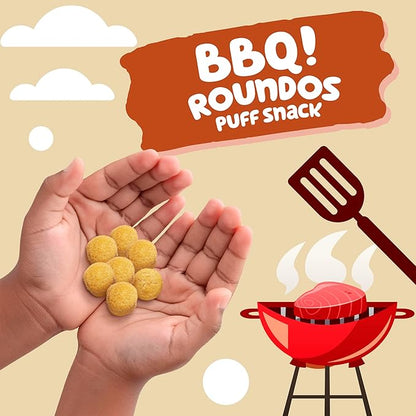 Get'ems! from Gerber, Snacks for Kids, BBQ Roundos, Made with Whole Grain Quinoa, Calcium to Support Strong Bones - 5 pack