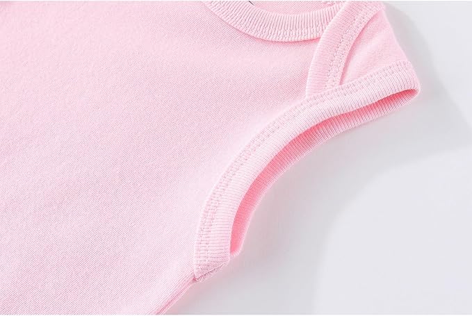 6 Pack Unisex Baby Boy Girl Rompers 0-12months Infant Short Sleeve Bodysuits New Born Soft Cotton One-Piece Clothes